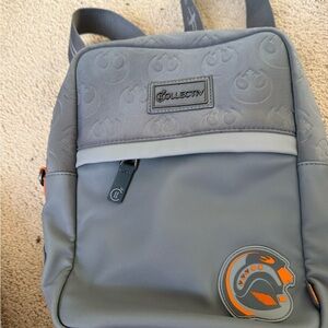 Loungefly Gray and Orange Star Wars Rebel Crest Backpack